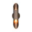 Bravelle 2-Light Ribbed Iron Wall Armed Sconce-1607200629