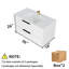 Meuble-lavabo mural moderne flottant de 36 pouces avec lavabo en céramique blanc et deux tiroirs, premier tiroir en forme de U, espace de rangement organisé, panneau multicouche pour plus de durabilité, installation simple-896946060-896946062