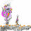 Josanna Deb Haugen Ink Funky Girl - impression sur toile tendue