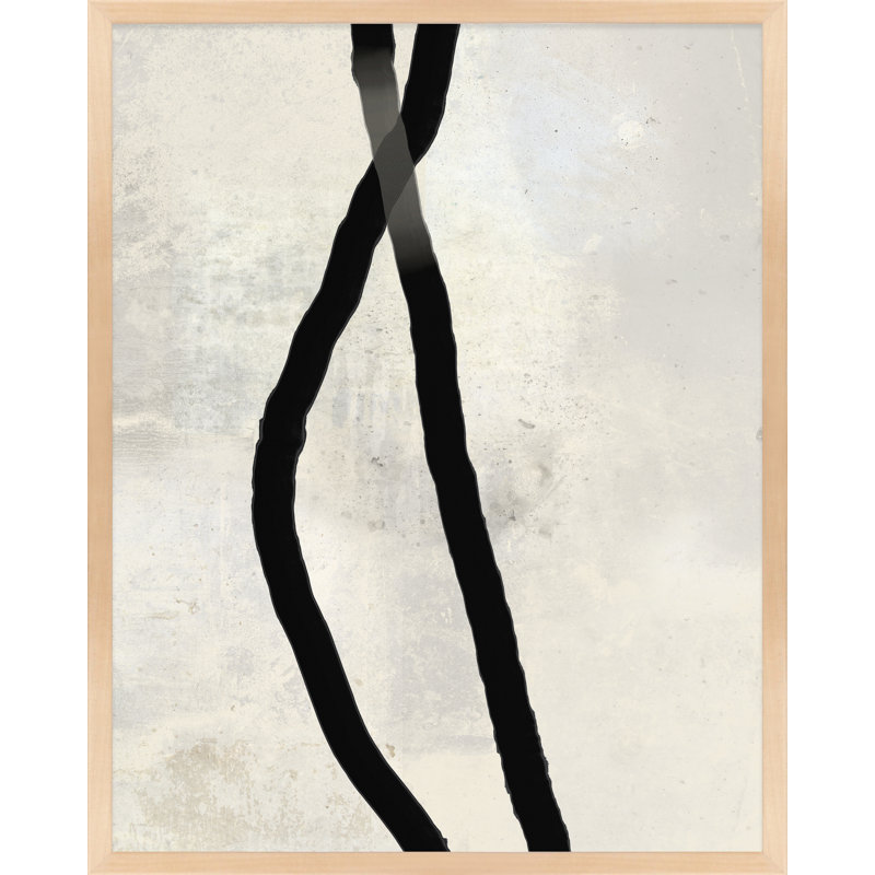 Black Rope 4 Painting by Jacques Pilon, Maple Wood, 38" H x 30" W x 1.25" D