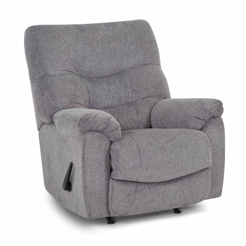 Eugenie 38" Wide Manual Rocker Standard Recliner, Gray