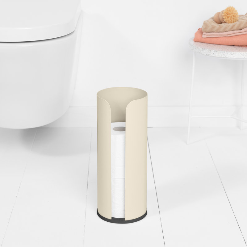 Brabantia Renew Toilet Roll Dispenser, Soft Beige