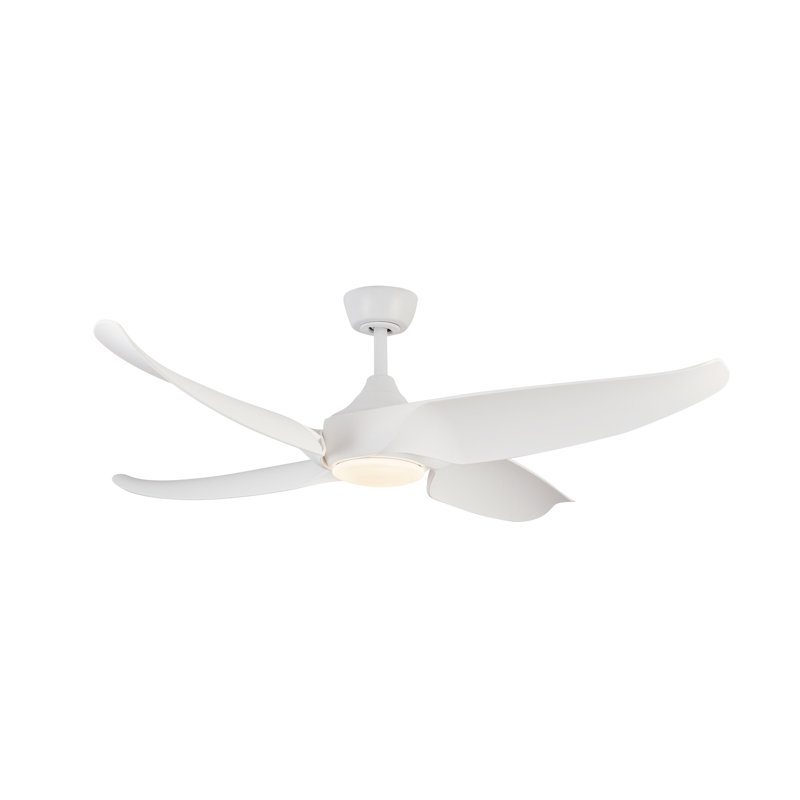 Coronado Smart LED Downrod Ceiling Fan, White