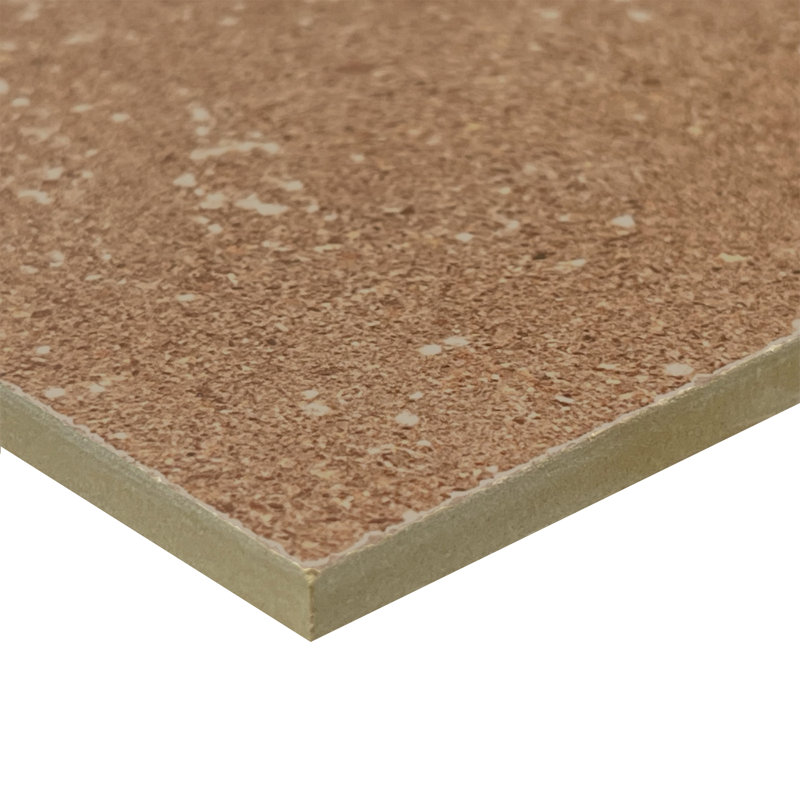 Spanish Ciottoli  24" x 24" Matte Stone Look Porcelain Floor and Wall Tile (4 PCS, 15.28 Sq. Ft./Case), Terracotta