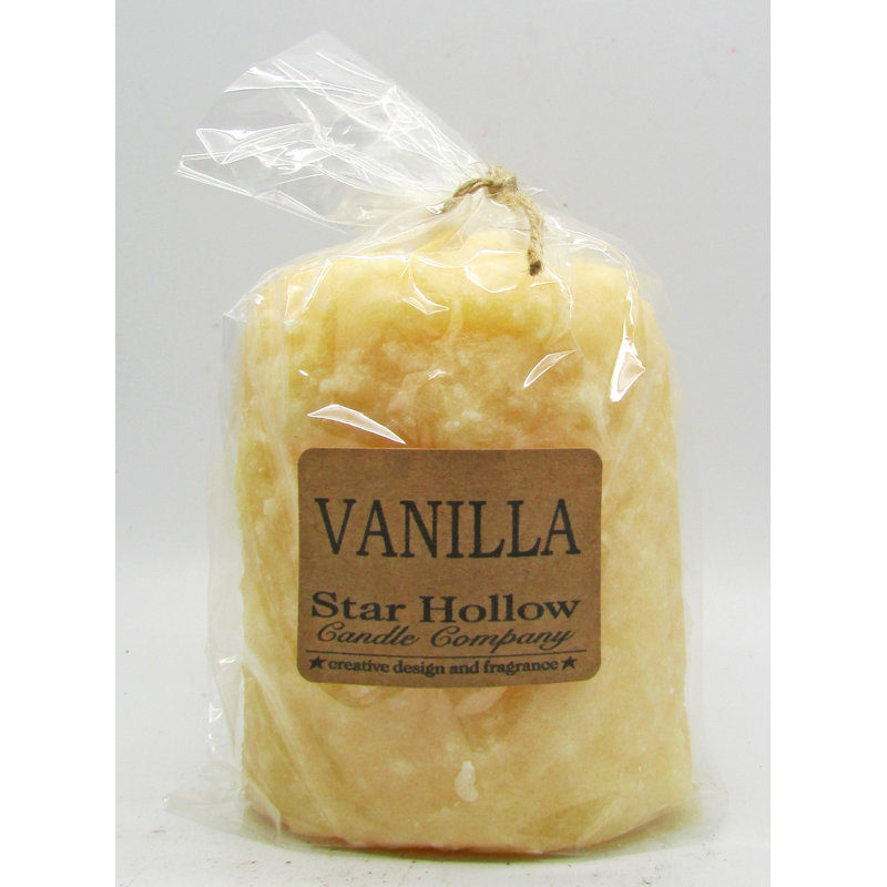 Vanilla Scented Novelty Candle, Big Fatty 4" H x 3.5" W x 3.5" D