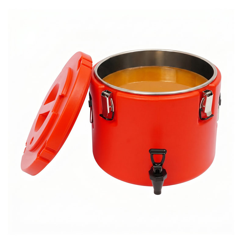 Distributeur de boissons isolé, Rouge