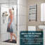 Grand tapis de douche carré antidérapant