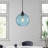 1-Light Dimmable Kitchen Island Glass Pendant Light-1217365674