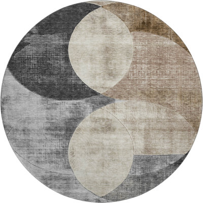 Premium Machine Washable Alves AMF1140 Geometric Rug
