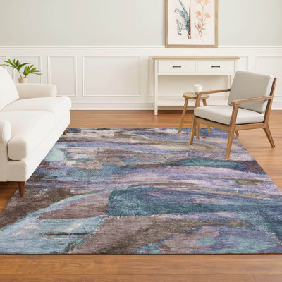 Tapis abstrait lavable à la machine de qualité supérieure Mayfield AMF2040