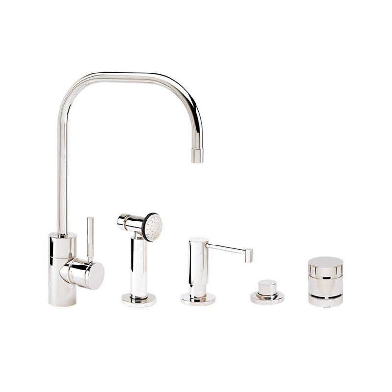 Fulton Kitchen Faucet, Polished Nickel