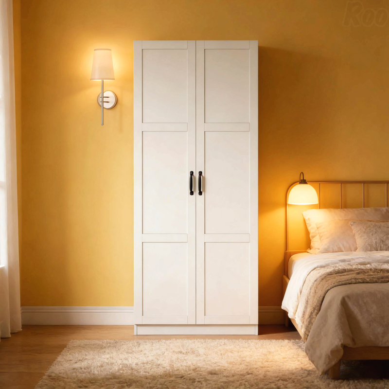 Armoire de rangement haute pour la maison, Blanc