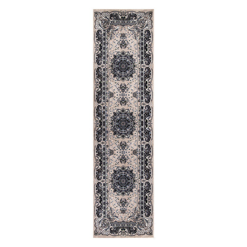 Floral Area Rug, Runner 60 x 220cm