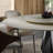 Luxury Simple Marble Round Dining Table Sets-105355532