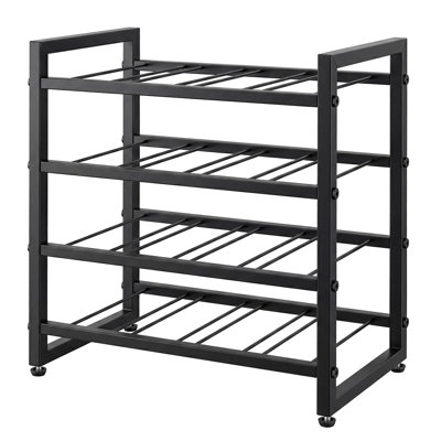 Wine Bottle Rack Black