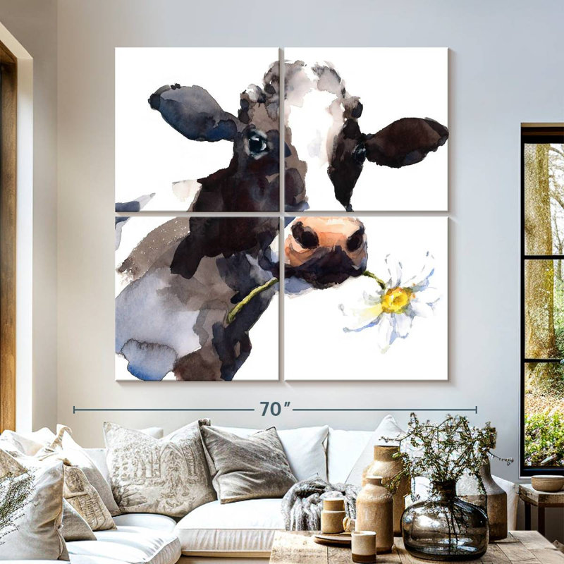 Brampt Daisy Cow, 57" H x 57" W