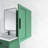 14 In.W X 12 In.D X 30 In.H Wall-Mounted Bath Vanity Side Cabinet In-682444451