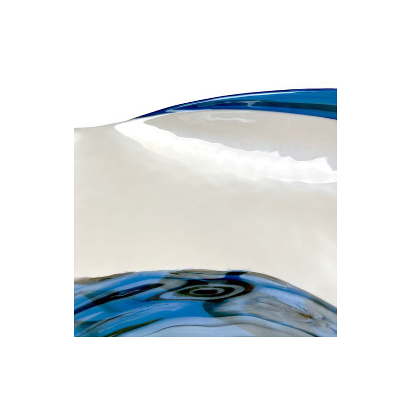 Murano Glass Specialty Vessel Bathroom Sink, Marina