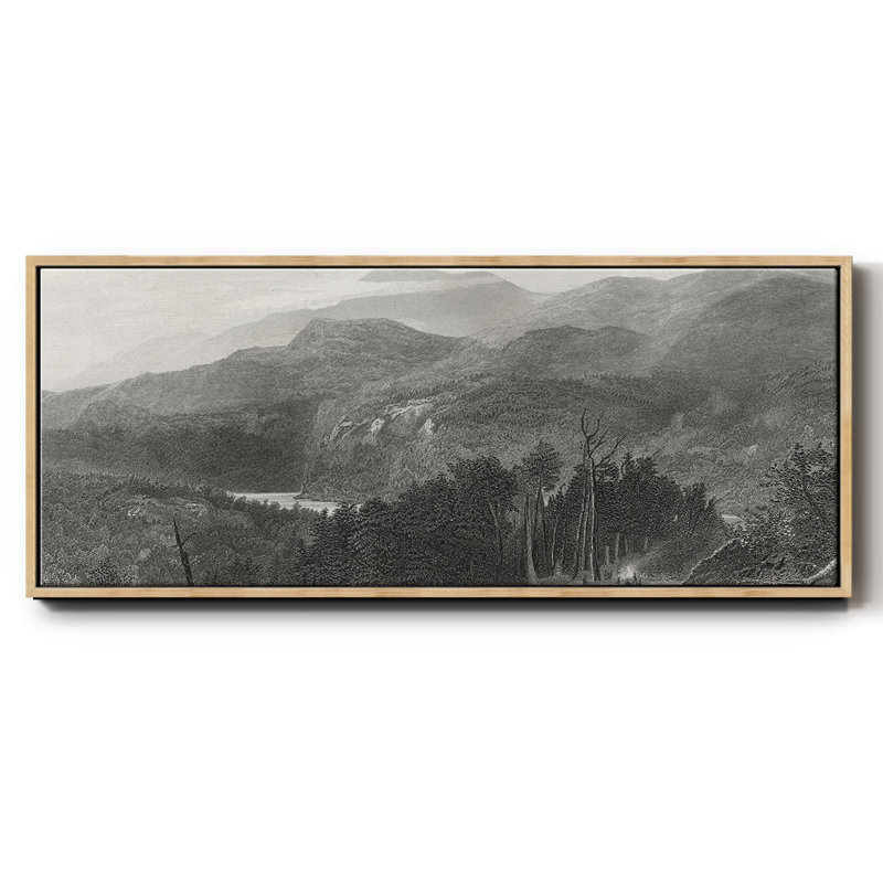 The Smoky Mountains, reproduction d'art sur toile, H 12 po x l 30 po x P 1,5 po, Naturel