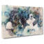 Resting Border Collie Dog In Abstract - Wrapped Canvas Painting-55341013