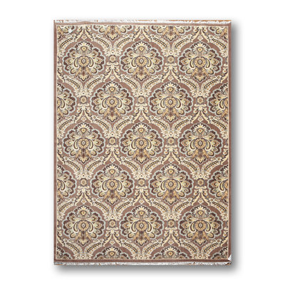 Tapis brun/beige laine Ratner