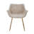 Matthew Leather Dining Chair, Modern Mid Century Accent Chair with Armrests and Iron Legs, Faux Leather Upholstered Kitchen Desk Chair for Dining Room, Living Room, Office Furniture-123223576-108486388