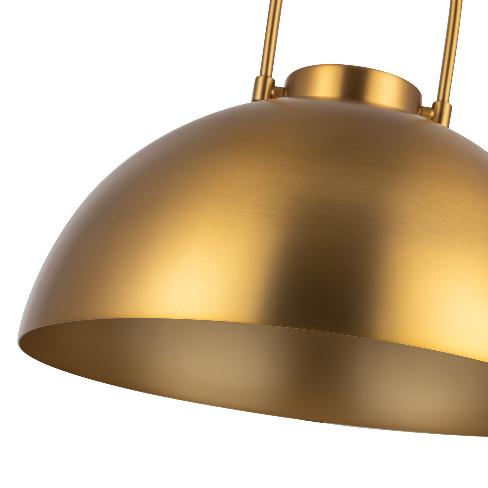 Nevada Single Light Pendant, Aged Gold