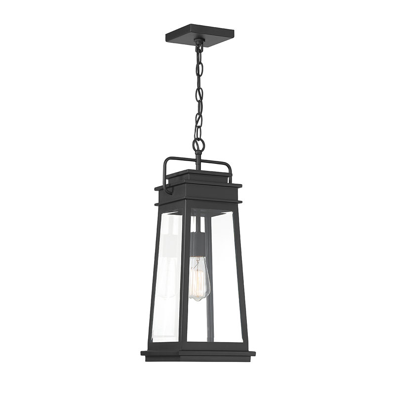 Lampe sur pied 1 lumière Boone Eleana en noir mat