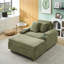 Canapé simple confortable avec coussins, repose-pieds et grands espaces de rangement, parfait pour se détendre et organiser votre maison-46305480