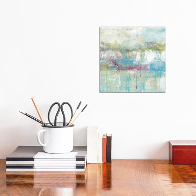 Fresh Abstract II by Jennifer Goldberger - Wrapped Canvas Painting