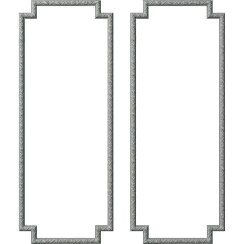 Sellek Panel Moulding Kit, 28"W x 72"H, Double
