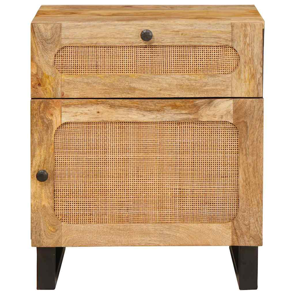 50cm W Solid Wood Bedside Table