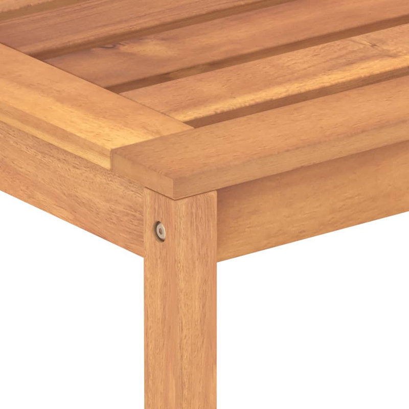 Elliemai Solid Wood Teak Outdoor Bench, 90cm H x 150cm W x 59cm D