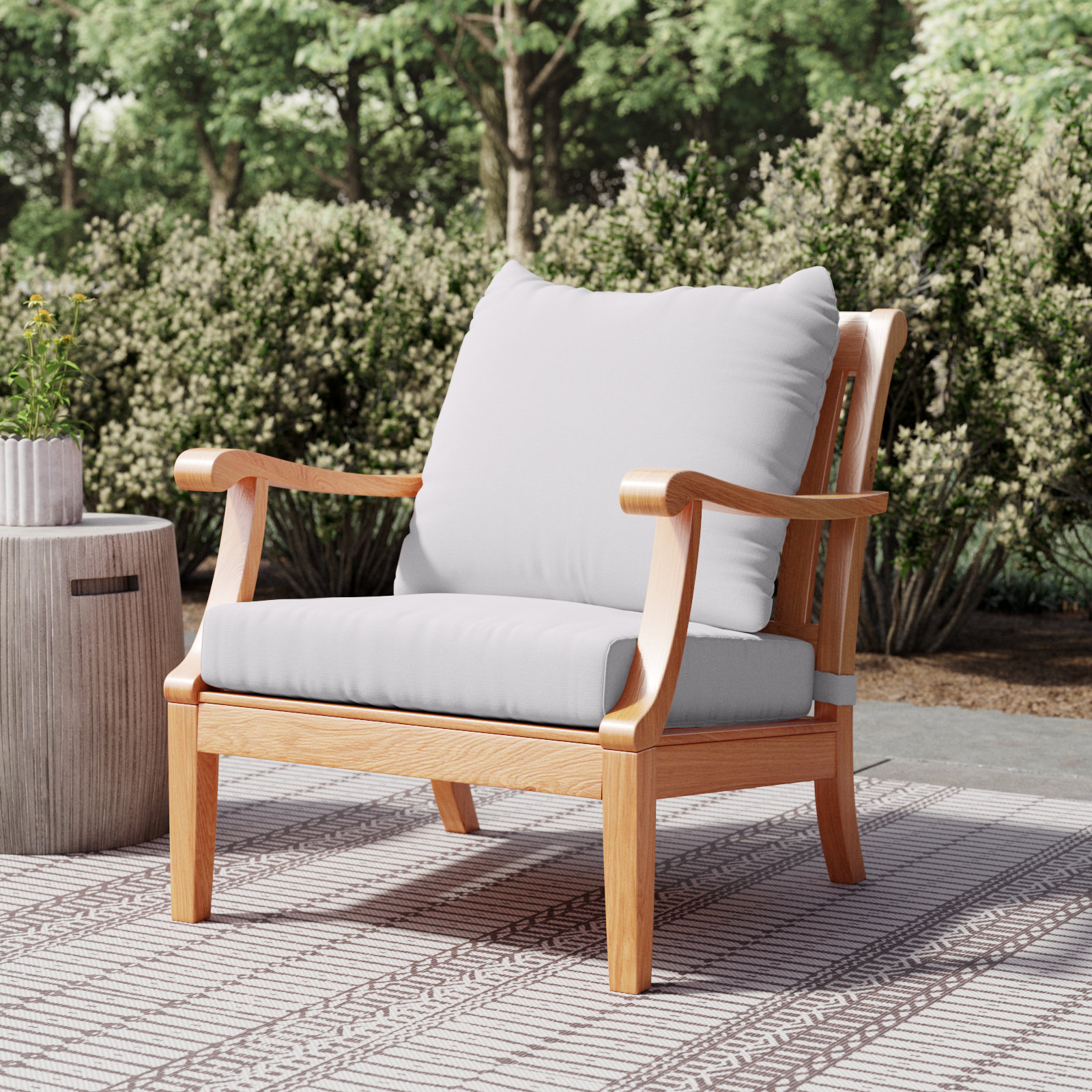 Arizona Teak Patio Chair with Cushions