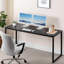 Table rectangulaire Soho, espresso 63 pouces Soho