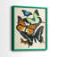 «Collage Butterflies I-Premium», reproduction encadrée prête à accrocher - aucun clou requis - aucun clou requis-171790364-171790337