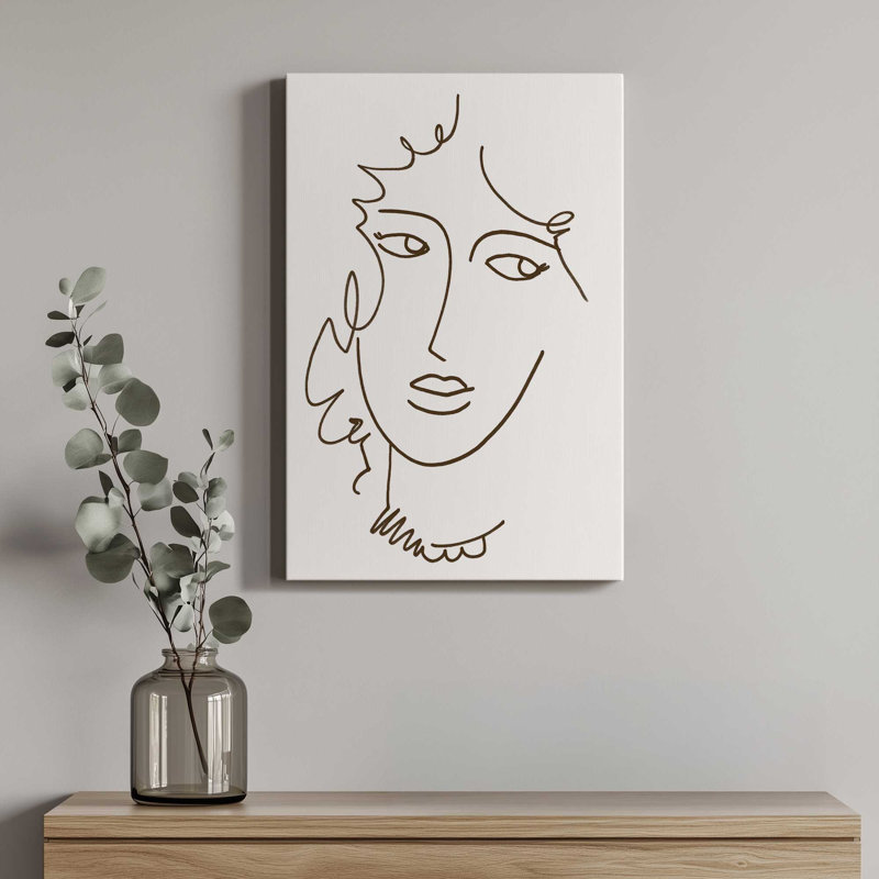 «Signature Style II» par June Erica Vess, reproduction d'art sur toile, H 48 po x l 36 po