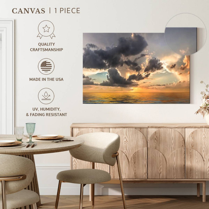 Coucher de soleil Gillard Heavenly, H 34 po x l 51 po