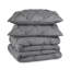 Ensemble d'édredon en duvet synthétique Pintuck-111177230
