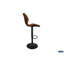 Swivel Upholstered Adjustable Height Counter Stool with Metal Frame-88208208