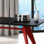 Bureau d'écriture noir et rouge Creative Design-1754607301