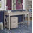Huckins 3 Piece Writing Desk Office Set with Bookcase-1114900366