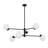Glenarm 6-Light Dimmable Sputnik Linear Pendant-626899381