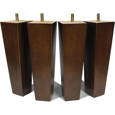 Wood Furniture Legs 8 inch Sofa Legs Set of 4