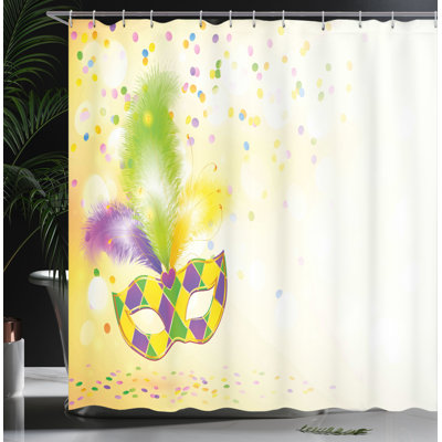 Shower Curtain with Hooks Included