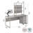 Hybrid Desk with Hutch-307851562
