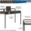Bureau moderne en noyer classique