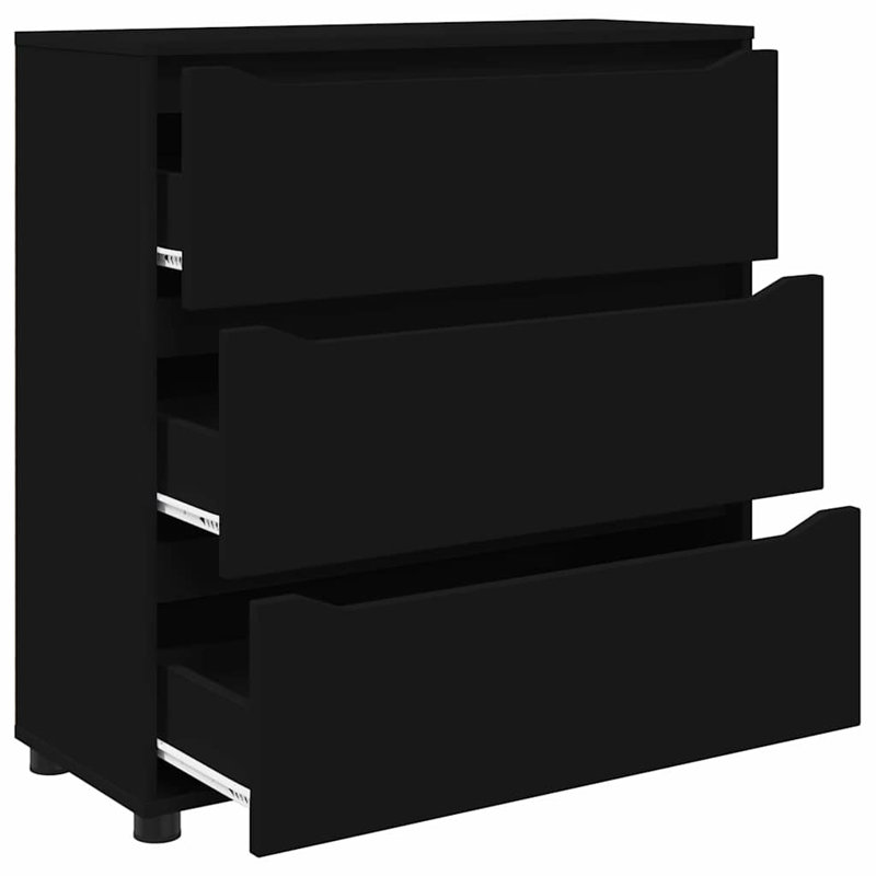 80cm W Chest of Drawers, Black