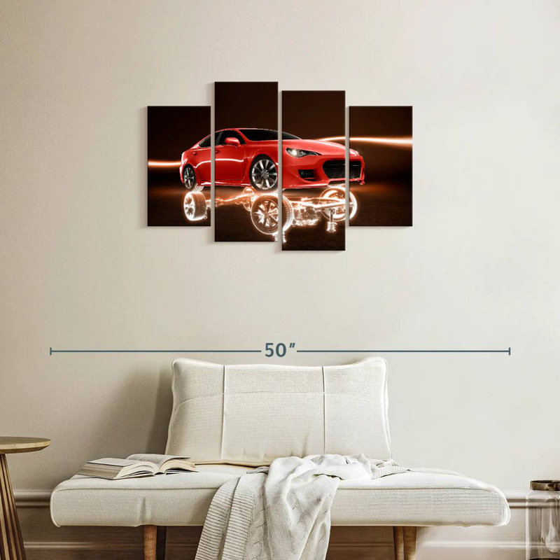 Cadre de voiture Mehar Glow, H 22 po x l 36 po