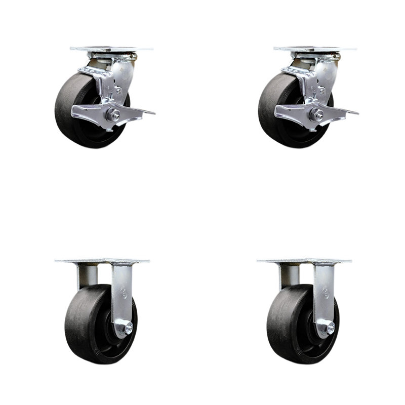 Gla Filled Caster Set with Ball Bearings